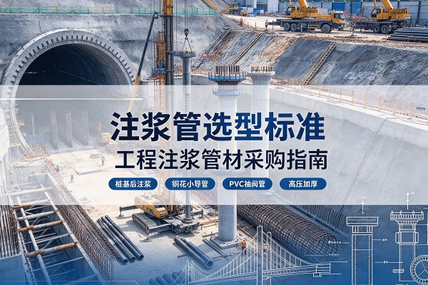屏山注浆管选型标准