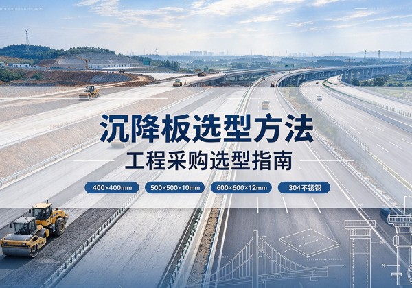 屏山沉降板选择方法